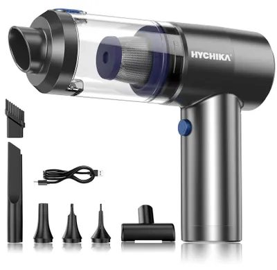 Obrázok produktu pre Bezdrôtový ručný vysávač HYCHIKA – mini vysávač s výkonom 19 kPa, batéria 2600 mAh, prídavné príslušenstvo
