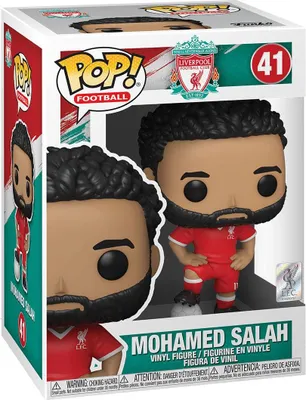 Zdjęcie produktu dla Funko POP Liverpool FC 41 Mohamed Salah Figurka Kolekcjonerska