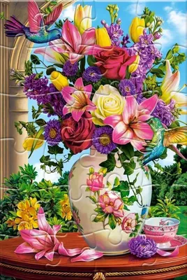 Image de Puzzle 24 pièces carte postale Séduite par la Nature 900565 Castorland