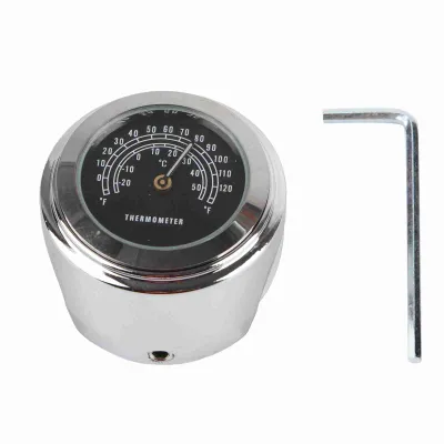 Obrázek produktu pro 22-25 mm vodotěsný teploměr na řídítka motocyklu (černý)