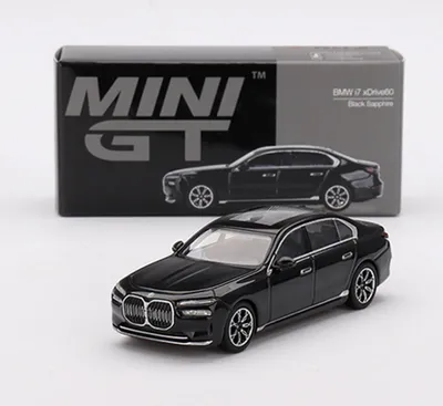 Obrázok produktu pre _BMW i7 xDrive60 Black Sapphire 2024 - Mini GT 1:64