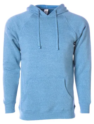 Productafbeelding van Independent - Overshirt hoodie voor heren/dames, uni, middeldikte, raglanmouwen, model LT3490 (maat XS) (Pacificblauw)