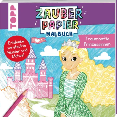 Produktbild von Zauberpapier Malbuch Traumhafte Prinzessinnen