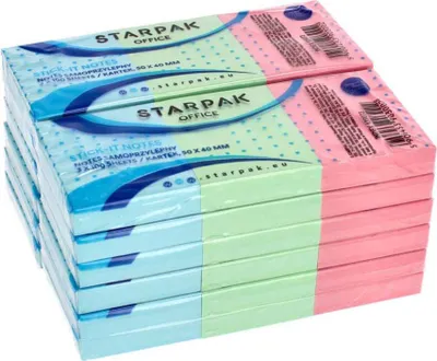 Zdjęcie produktu dla Karteczki samoprzylepne 40x50mm, 100 sztuk.