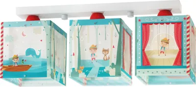 Obrázek produktu pro Lampa do dětského pokoje pro dívky a chlapce 64473 Pinocio stropní lampa Pinocchio barevná