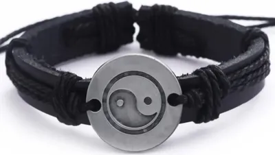 Produktbild von Elegantes Herrenarmband EM-34462 in Schwarz KP34462
