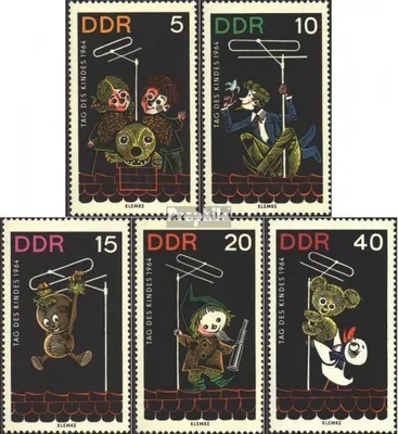 Produktbild von Briefmarken DDR 1964 Mi 1025-1029 (kompl.Ausgabe) gestempelt Tag des Kindes