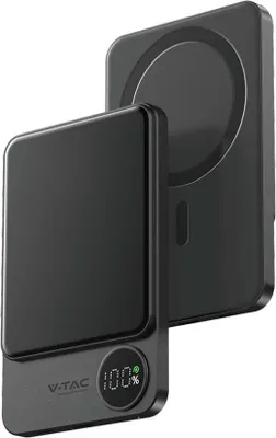 Immagine prodotto di Powerbank magnetico senza fili - Spazio - Grigio - 5000mAh