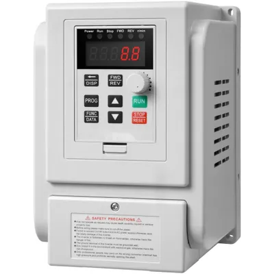 Obrázek produktu pro 2,2kW 10A 3PS Frekvenční měnič - VFD AC 220-240V - Frekvenční regulátor - Regulátor otáček - Frekvenční měnič - Invertorový motor - VFD měnič - Měnič frekvence včetně 20cm ovládacího kabelu