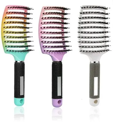 Productafbeelding van Set van 3 Borstelharen Haarborstels voor Detangling