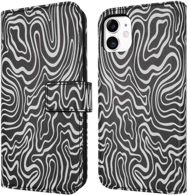 Obrázek produktu pro imoshion Design skládací pouzdro iPhone 11 – černá a bílá