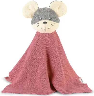 Produktbild von GOTS Strickschmusetuch S Mabel rosa