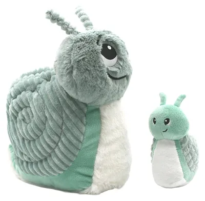 Produktbild von Les Ptipotos Speedou The Snail Kuscheltier - Mint
