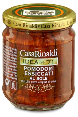 Produktbild von Casa Rinaldi Tomaten getrocknet in gwürztem Öl - im Glas 200g