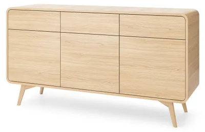 Obrázok produktu pre Komoda FURNLUX Helion, béžová, 160 cm / Hlavná farba: béžová / Rozmery: 160 x 84 x 39 cm