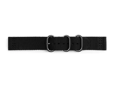Produktbild von Samsung GP-R600BREEC, Smartwatch, Schwarz, Nylon, Schwarz, 22 mm, 25 g