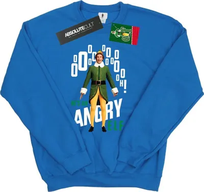 Produktbild von Elf - "Angry Elf" Sweatshirt für Herren BI22078 (L) (Königsblau)