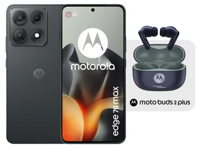 Obrázok produktu pre Motorola edge 70 max + moto buds 2 plus, 17,3 cm (6.82"), 8 GB, 256 GB, 50 MP, Android 16.0, Šedá