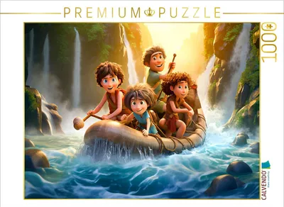 Produktbild von CALVENDO Puzzle Die Fahrt mit dem Boot | 1000 Teile Lege-Größe 64x48cm Foto-Puzzle für glückliche Stunden