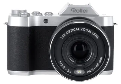 Zdjęcie produktu dla Rollei Powerflex 10x Retro, 64 MP, 9200 x 6900 px, CMOS, 10x, 4K Ultra HD, Czarny