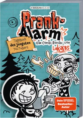 Produktbild von Prank-Alarm Buch: Rasanter Comic-Roman im Tagebuchstil mit kurzen Kapiteln und unterhaltsamen Illustrationen