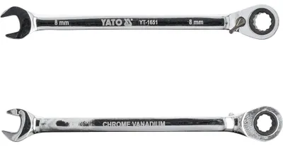 Produktbild von Yato YT-1651, Chrom-Vanadium-Stahl, 8 mm, 1 Stück(e), Edelstahl, Edelstahl