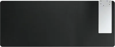 Produktbild von Grosser Büromat aus Kunstleder - Schreibtischunterlage 80 x 32 cm schwarz - Antislip-Fußplatte