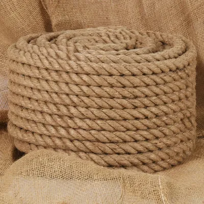 Image de The Living Store corde de jute 50 m de long 16 mm d'épaisseur