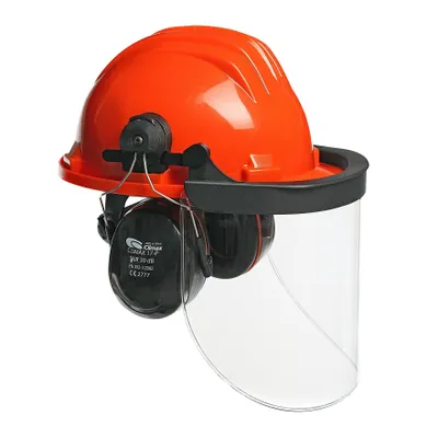 Zdjęcie produktu dla Climax Kask Ochronny Z Osłoną Twarzy I Nausznikami 437