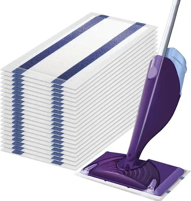 Zdjęcie produktu dla Podkładki do mopa Swiffer Wet Jet – grube, chłonne, 24 sztuki