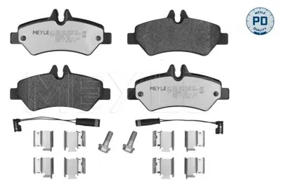 Produktbild von MEYLE 025 291 9019/PD Bremsbeläge Hinten passend für MERCEDES-BENZ SPRINTER 3,5-t Kasten (906) SPRINTER 3-t Kasten (906) SPRINTER 3,5-t Bus (906)