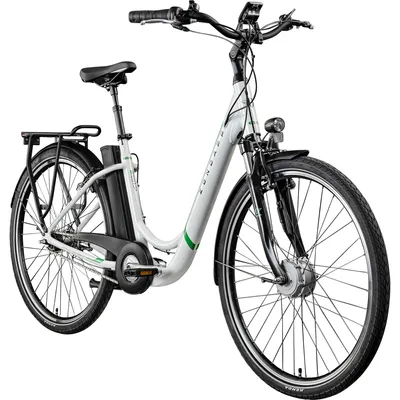 Produktbild von Zündapp Z517 E Bike Damenfahrrad 28 weiß/grün