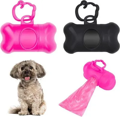 Produktbild von Famanu Hundekotbeutelspender in Knochenform - 1 Rolle für Hundekotbeutel
