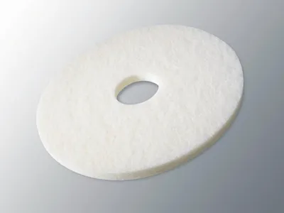 Produktbild von Padscheibe DynaCross Superpad 430 mm weiß Packung mit 5 Stück