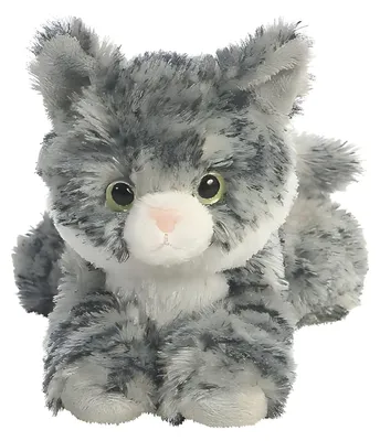 Produktbild von Mini Flopsies Lily graue Tabby Katze ca. 21 cm - Plüschfigur
