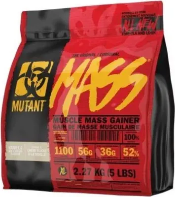 Produktbild von Mutant Mutant Mass (2270g) Vanilla Ice Cream - Gewichtszunahme - Ohne Kreatin