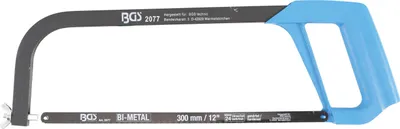 Image de BGS 2077 Arc de scie professionnel en tube carré robuste, lame de scie HSS 300 mm incluse