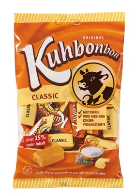 Produktbild von Kuhbonbons Classic Glutenfrei Menge:200g