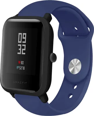 Produktbild von Strap-it Xiaomi Amazfit Bip Sportarmband (Dunkelblau)