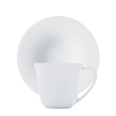 Immagine prodotto di Alessi "Ku" Saucer Coffee Cup Vorteilset 4 Stück (Art.-Nr. TI05/88, EAN 8003299358465)