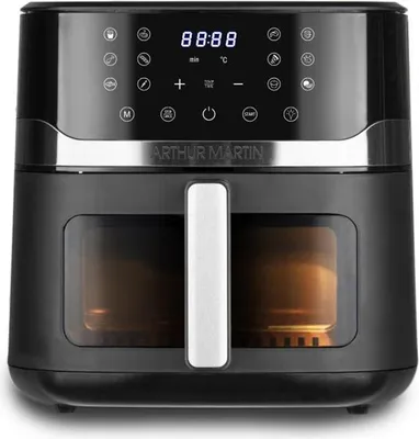 Image de Friteuse sans huile ARTHUR MARTIN, 10L Capacité, 1800W, 10 programmes de cuisson, AMPAF1800