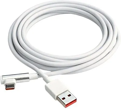 Image de Câble USB-C avec coude à 90 degrés - Noir - 18 m