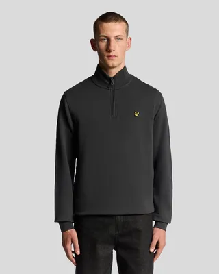 Immagine prodotto di lyle and scott 1874 felpa uomo lyle and scott 1874 ml2022v loopback quarter zip sweat w635 gunmetal