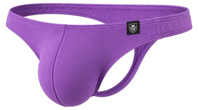 Imagen del producto de TOF Paris - Ropa Interior Tanga Hombre - Champion Thong Purple - 1x Tamaño XXL