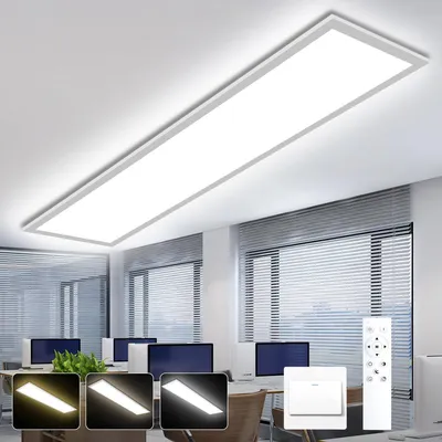 Obrázok produktu pre LED stropné svietidlo – panel, 100x25 cm, 30W, stmívateľné, s diaľkovým ovládaním, biele