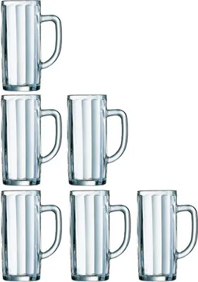 Produktbild von Bierseidel Minden 0,3L geeicht  - 6 Stück - max. Inhalt 0,38L Arcoroc