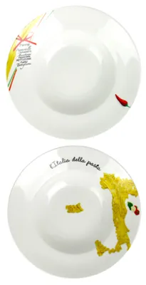 Produktbild von 2 Stück Retsch Arzberg XL Pastateller Porzellan Ø 27cm Italienisches Design Spaghettiteller Suppenteller Salatteller