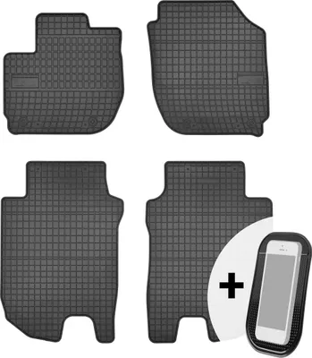 Image de Tapis de sol en caoutchouc pour voiture Tapis de sol pour voiture Set de 4 pièces - convient à la Honda HRV à partir de 2015