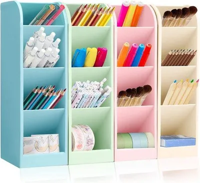 Produktbild von Famanu Stiftehalter Set 4 Stück - Multifunktionale Organizer
