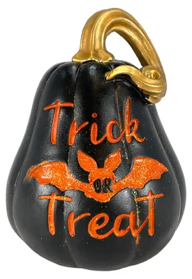 Produktbild von Halloween Kürbis Trick or Treat als Deko 11cm